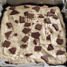 Peanut Butter Chocolate Ice Box Cake Image